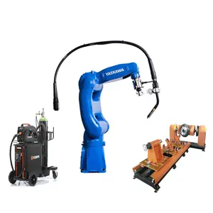 Máquina de soldadura de esquina, soplete de soldadura Mig para Robot Industrial YASKAWA AR700, brazo de Robot de 6 ejes, Robot CNC de soldadura de arco al mejor precio