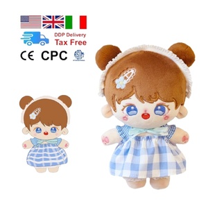 10cm Kpop-Puppe ASTM CE ODM OEM Handgefertigte Puppen Maßgeschneiderte Maskottchen-Plüschtiere Kundenspezifische Plüschpuppe mit Kleidung - Product Image 5