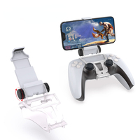 Support de téléphone réglable WEIAI TP5-0527B pour manette PS5, pince de jeu mobile, support de fixation