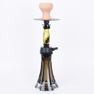 Juego de Shisha de aleación de aluminio individual mediano de alta calidad con botellas triangulares con acabado de espejo Narguile moderno en embalaje de caja - Product Image 3