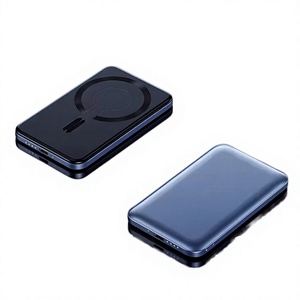 พาวเวอร์แบงค์แม่เหล็กไร้สาย 15W สกรีนโลโก้ได้ ความจุ 10000mAh ดีไซน์บางเฉียบ ชาร์จเร็ว ช่องเสียบ Micro USB และ Type-C พร้อมหน้าจอ LED กันน้ำ - Product Image 3