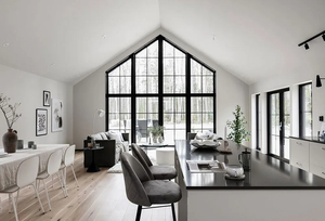 Maisons forestières Maisons préfabriquées Style moderne préfabriqué A Frame Luxury Barn Villas - Product Image 2