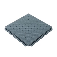 Dalles de sol sportives Tiansu pour intérieur/extérieur, emboîtables en TPV, pour terrains de badminton/basketball, sol portable assemblé, provenance Chine