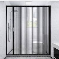 Pintu Lipat Kristal Modern Tahan Air Digah Easy Maintenance untuk Partisi Dapur Rumah