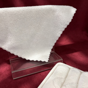 Toalla Facial Desechable de Microfibra Blanca Enrollada, Ecológica, para Uso en Casa, con Patrón Geométrico, para Aviación, <span class=keywords><strong>ZELAI</strong></span> 25x25cm - Product Image 2