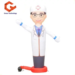 Pupazzo Gonfiabile Danzante con Braccia Oscillanti, Dottore/Cuoco/Impiegato di Sala, per Cliniche - Product Image 1