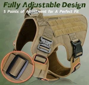 Nhà Máy Bán buôn Durable chiến thuật con chó khai thác dịch vụ lớn Dog vest với xử lý Dog An toàn khai thác - Product Image 5