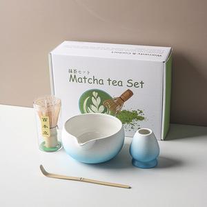 Hot Sales <strong>Matcha</strong> <strong>Tea</strong> Set Bamboo Whisk Set Bowl Scoop Different Color Ceramic Japanese Essential <strong>Matcha</strong> <strong>Tea</strong> Whisk Set - Product Image 2