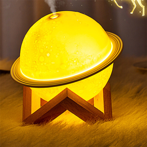 3D 달 현대 Led 빛 가습기 음력 램프 휴일 분위기 <span class=keywords><strong>3</strong></span> 색 밤 빛 미니 Humidificador 브래킷 - Product Image 6