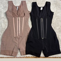 Faja Moldeadora de Nylon con 13 Varillas, Estilo Europeo-Americano, Antibacteriana, Reductora de Cintura, Control de Abdomen y Levantamiento de Glúteos