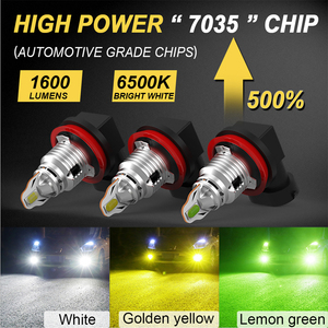 G-VIEW GS H8 H11 LED Sương Mù Ánh Sáng Bóng Đèn 6500K Không Thấm Nước Chống Lóa Ban Ngày Chạy Đèn DRL Phổ Quát Phù Hợp Cho PGJ19-1 PGJ19-2 Mới - Product Image 3