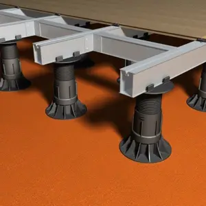 목제 decking를 위한 내뿜어진 알루미늄 관 지면 부속품 기구 알루미늄 장선