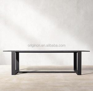 Ensemble de 8 chaises et table à manger en rotin d'aluminium pour l'extérieur, résistant à la rouille, durable, pour le jardin - Product Image 4