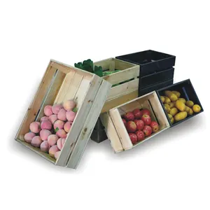 Индивидуальные магазин стеллажи дисплей деревянный фруктовый овощной стеллаж картофеля Универсал
