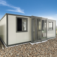 Maison modulaire personnalisée agrandie préfabriquée pliante mobile convient à la résidence familiale ou à la location d'hôtel.