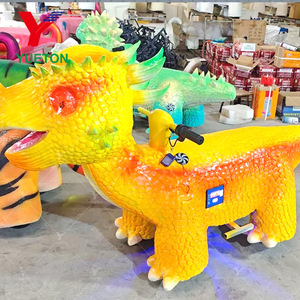 Manège de dinosaure animatronique pour enfants, scooter à roulettes, dinosaure marcheur, manèges pour enfants, manèges pour centre commercial - Product Image 2