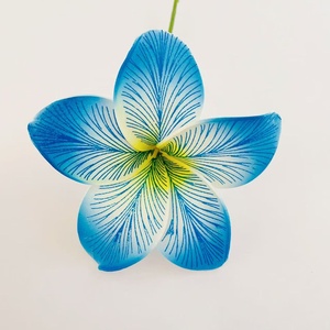Feather Plumeria Foam Flower Stem Ear Pick <strong>Floral</strong> <strong>Hair</strong> <strong>Accessories</strong> Artificial Island Tiara Polynesian Hibiscus Tiara Hakus - Product Image 3