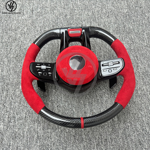 Upgrade Carbon Fiber 3-Spoke Vacuum Bagged Steering Wheel for G-Class W464 G63 G500 2019-2024 Glossy Twill Weave - Product Image 6