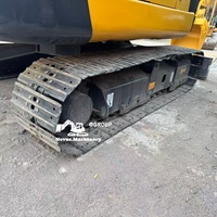 Mini-excavatrice sur chenilles Komatsu PC56 5T d'occasion avec moteur et système hydraulique fiables, idéale pour les travaux de construction et de terrassement