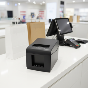 High Quality NAITING Black POS80-CX Thermal Receipt Printer 80MM Auto Cutter 1-Year Warranty USB+LAN/BT <strong>Interface</strong> 576 Dots/Line - Product Image 2