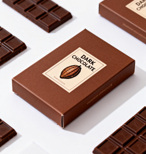 Caja de Embalaje de Chocolate Plegable Personalizada, Biodegradable, de Grado Alimenticio, con Relieve, para Dulces, Barras Energéticas, Papel Blanco de Lujo - Product Image 2