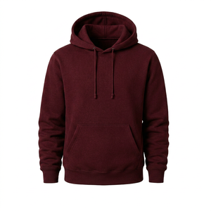 Sweat à capuche premium pour homme de haute qualité – Sweat-shirt à capuche uni en polaire avec poche kangourou - Product Image 1
