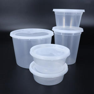 Contenitore gastronomia trasparente da <span class=keywords><strong>asporto</strong></span> da 32 once contenitori per alimenti per Noodle tazza da cucina a prova di perdite in plastica con coperchio - Product Image 1