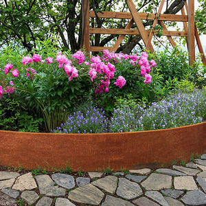 ขอบสวนคอร์เทนเหล็กตกแต่งขอบสวน รั้วสวนโลหะ ขอบสนามหญ้าเหล็กคอร์เทน - Product Image 4