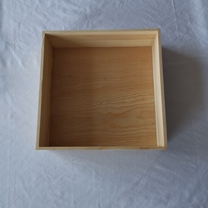 Solid Wood <b>Storage</b> <b>Box</b> Square 9cm High Office Organizer Desktop <b>Drawer</b> Organizer - Product Image 1