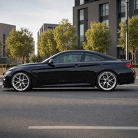 Jantes forgées monobloc 19 20 pouces compatibles BMW M4 F82 5x120, finition argent brossé, concave profond, à rayons en Y, certifiées TUV JWL