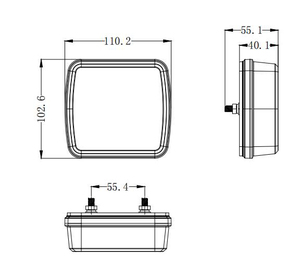 Emark đa chức năng kết hợp xe tải Led Đuôi đèn phía sau đèn với phanh ngược phản xạ Trailer đuôi đèn có dây - Product Image 5