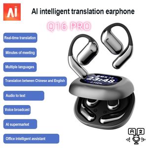 Écouteurs Traducteurs IA Q16 <span class=keywords><strong>PRO</strong></span> en Temps Réel, Traducteur Bidirectionnel Son HD Écran Intelligent LED, Idéaux pour Affaires, Voyages, Sports - Product Image 2