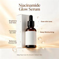 Sérum Visage Hydratant et Éclaircissant 30ml à la Niacinamide et aux AHA pour un Teint Uniforme – Marque Blanche