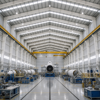 Hangar préfabriqué en structure métallique pour l'entreposage d'avions et les projets de construction aéronautique