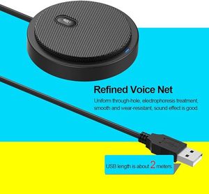 AI <strong>Automatic</strong> Clinic Medical Consultation Note Recording Mic USB Wired Omnidirectional Desktop Condenser Meeting Mike Microphone - Product Image 3