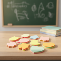 Bloc-notes adhésifs créatifs à motifs d'animaux personnalisés pour enfants et étudiants, cadeaux
