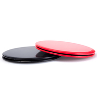 Paquete de 2 Discos Deslizantes de Ejercicio de Doble Cara de 18 cm, Duraderos, de ABS/EVA, para Entrenamientos de Core y Pilates