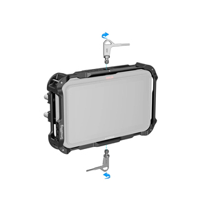 Kit de soporte para monitor SmallRig de aleación de aluminio <span class=keywords><strong>Ninja</strong></span> TX/TX GO con abrazadera de cable <span class=keywords><strong>Atomos</strong></span> <span class=keywords><strong>Ninja</strong></span> TX y orificios para correa NATO, mejorado para exteriores - Product Image 6