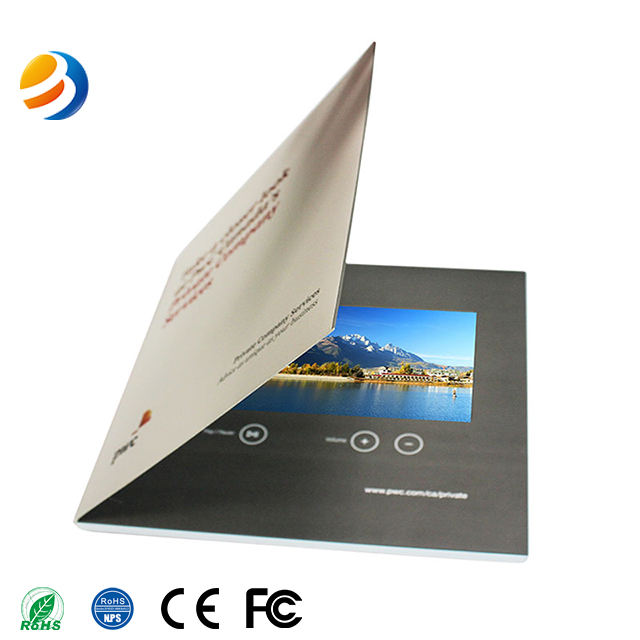 Custom LCD Video Cards Digital Brochures for Marketing