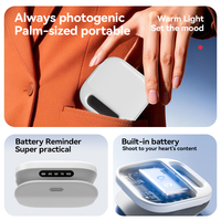 Lampe Selfie Portable à Clipser, Rechargeable, LED, Nouvelle Arrivée pour TikTok, Vlog, Diffusion en Direct, Personnalisable