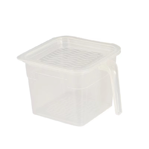 Boîte de rangement de cuisine Organisateur de réfrigérateur Boîtier transparent en <span class=keywords><strong>plastique</strong></span> Conteneurs hermétiques <span class=keywords><strong>pour</strong></span> la congélation des aliments à la maison - Product Image 6