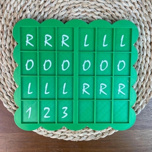 Tavola per Mahjong Americano per Pratica Individuale con Guida di Riferimento Rapido – Ausilio per l'Allenamento Charleston Stampato in 3D a 24 Scomparti per Principianti - Product Image 5