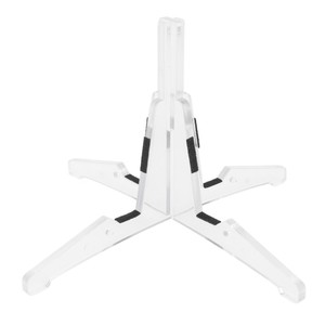 Soporte para <span class=keywords><strong>clarinete</strong></span> <span class=keywords><strong>de</strong></span> 4 patas, plástico ABS, soporte desmontable para <span class=keywords><strong>clarinete</strong></span> cruzado, soporte portátil para flauta larga, transparente - Product Image 2