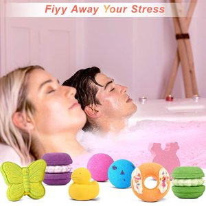 Productos populares, venta al por mayor, bombas de baño personalizadas, bombas de baño de macarrón, aceite de lavanda, ingredientes naturales, bombas de baño - Product Image 5