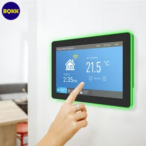 Smart Home Wall Mount 10.1 Inch Automation System Tuya control Touch Screen POE NFC RFID WiFi Zigbee Android Linux Panel Tablet