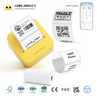 Imprimante d'étiquettes thermiques portable sans fil Bluetooth Luck Jingle D1 de 2 pouces pour aliments, pâtisserie, flacons et bouteilles de parfum