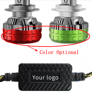 1 Pieza de Chips CSP 4575 de 240W, Luces LED para Autos y Motos H4 30000LM, Bombilla de Faro H11 H7 9005 9006 - Product Image 3