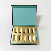 Boîte cadeau en chocolat de luxe personnalisée avec fermeture magnétique, emballage rigide de style livre de qualité supérieure pour bonbons et cadeaux sucrés