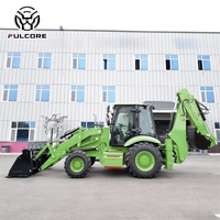 Livraison gratuite Chargeuse sur pneus FULCORE Capacité de charge de 2800 kg Performances hydrauliques robustes pour la construction routière Chargeuse diesel
