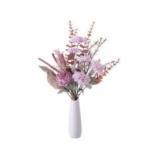 Fleurs artificielles Laura, pivoine, dahlia, bouquet de mariage, décoration d'intérieur CF01352 - Product Image 5
